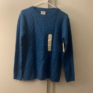 Blue Knitted Sweater